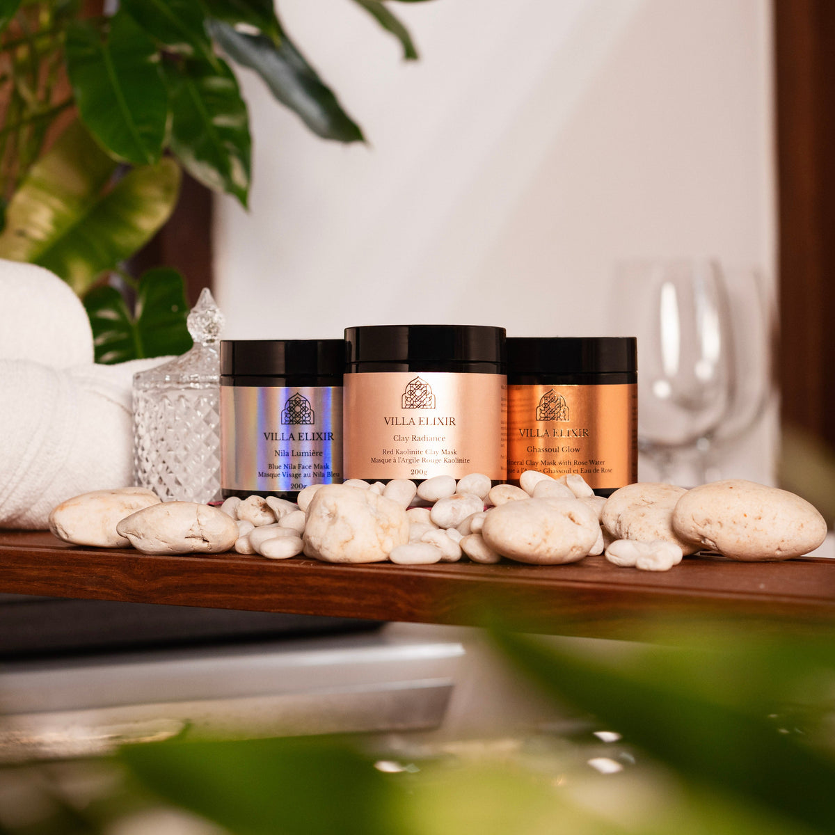 Masken und Treatments